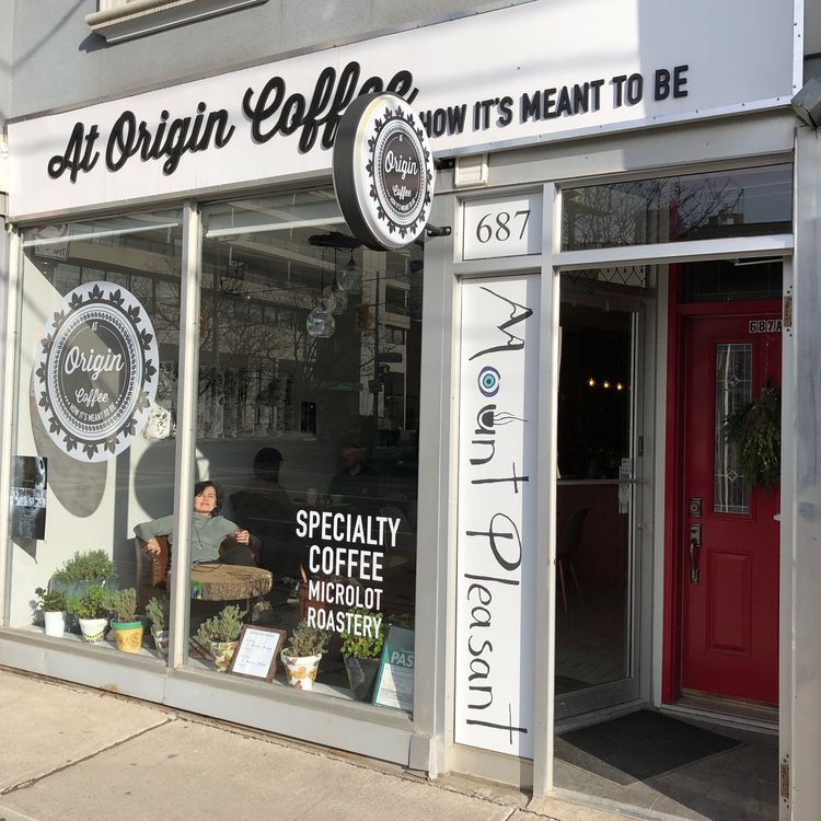 At Origin: Coffee for artists, art for Mount Pleasant